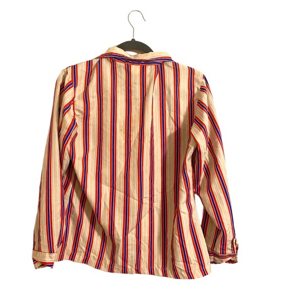 Vintage Sears Ultressa Striped Button Down Shirt - Picture 2 of 5